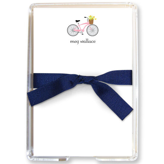 Bicycle Memo Sheets in Holder